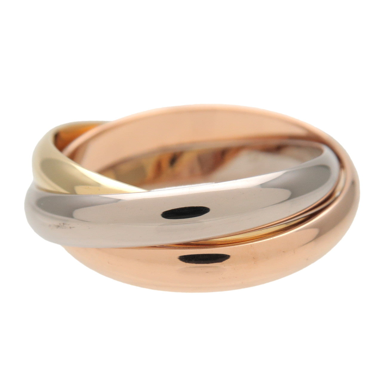 Cartier Trinity Ring MM K18 750YG/WG/PG #58 US8 EU57 HK17.5 Used