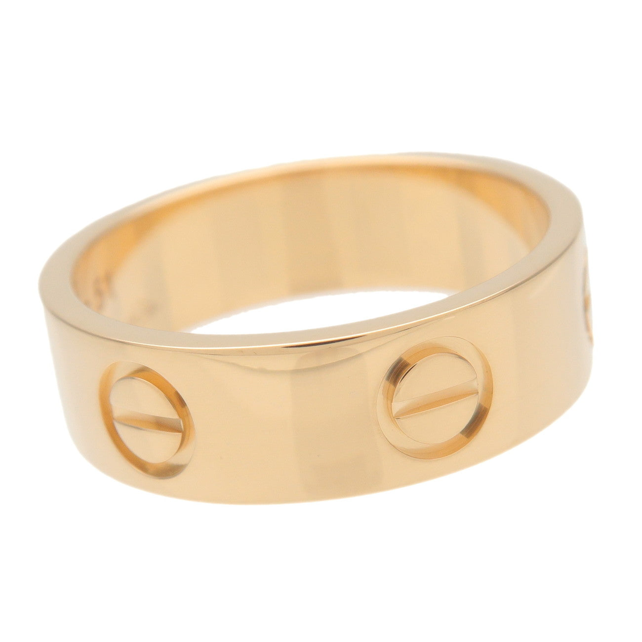 Cartier Love Ring K18 750YG Yellow Gold #51 US5.5-6 EU51 HK12.5 Used