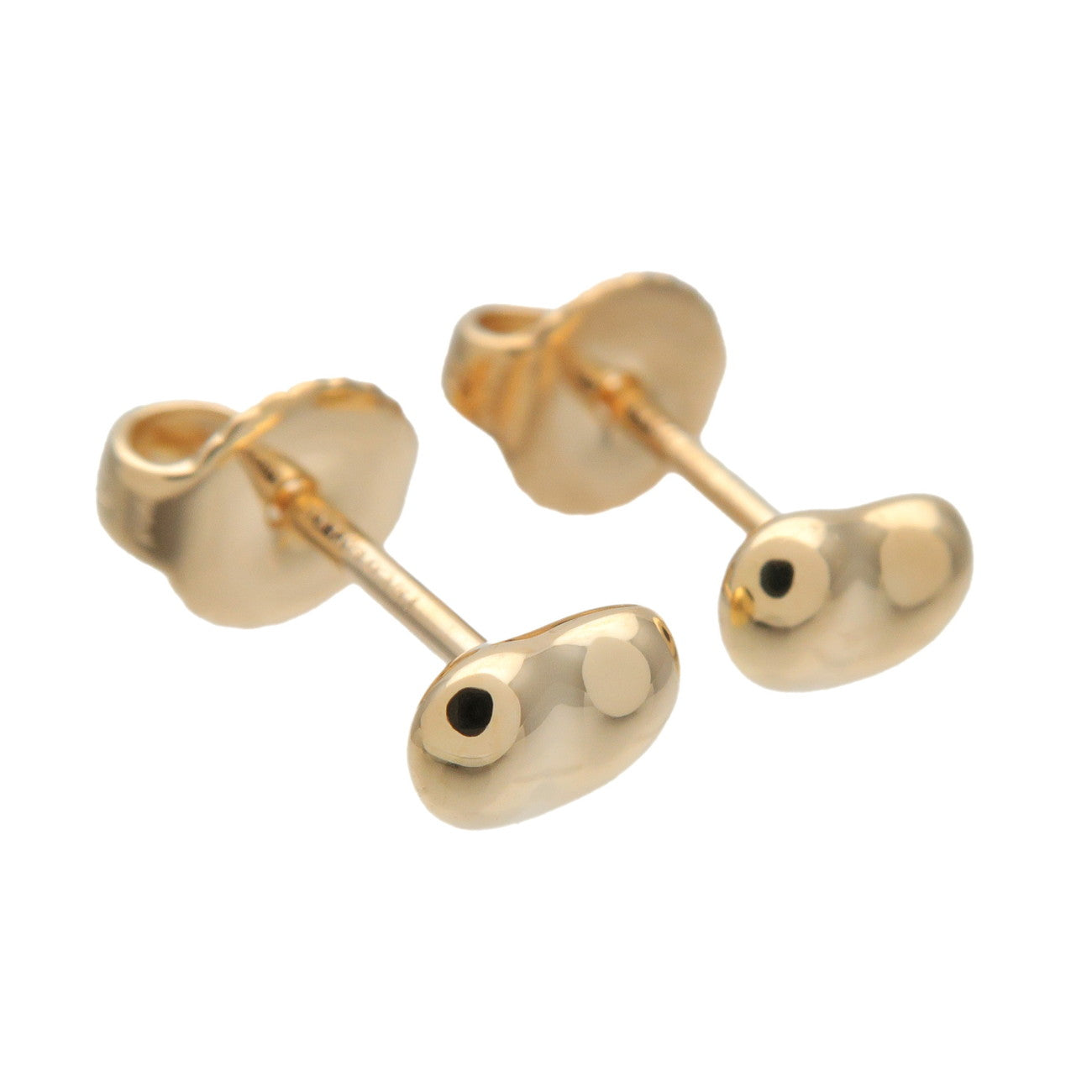 Tiffany&Co. Bean Earrings K18YG 750YG Yellow Gold Used