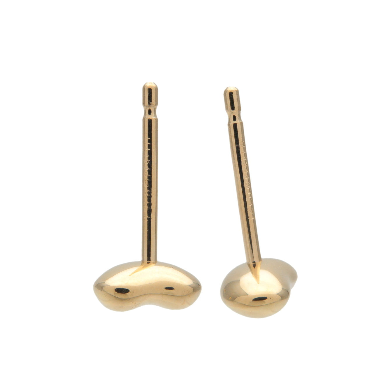 Tiffany&Co. Bean Earrings K18YG 750YG Yellow Gold Used