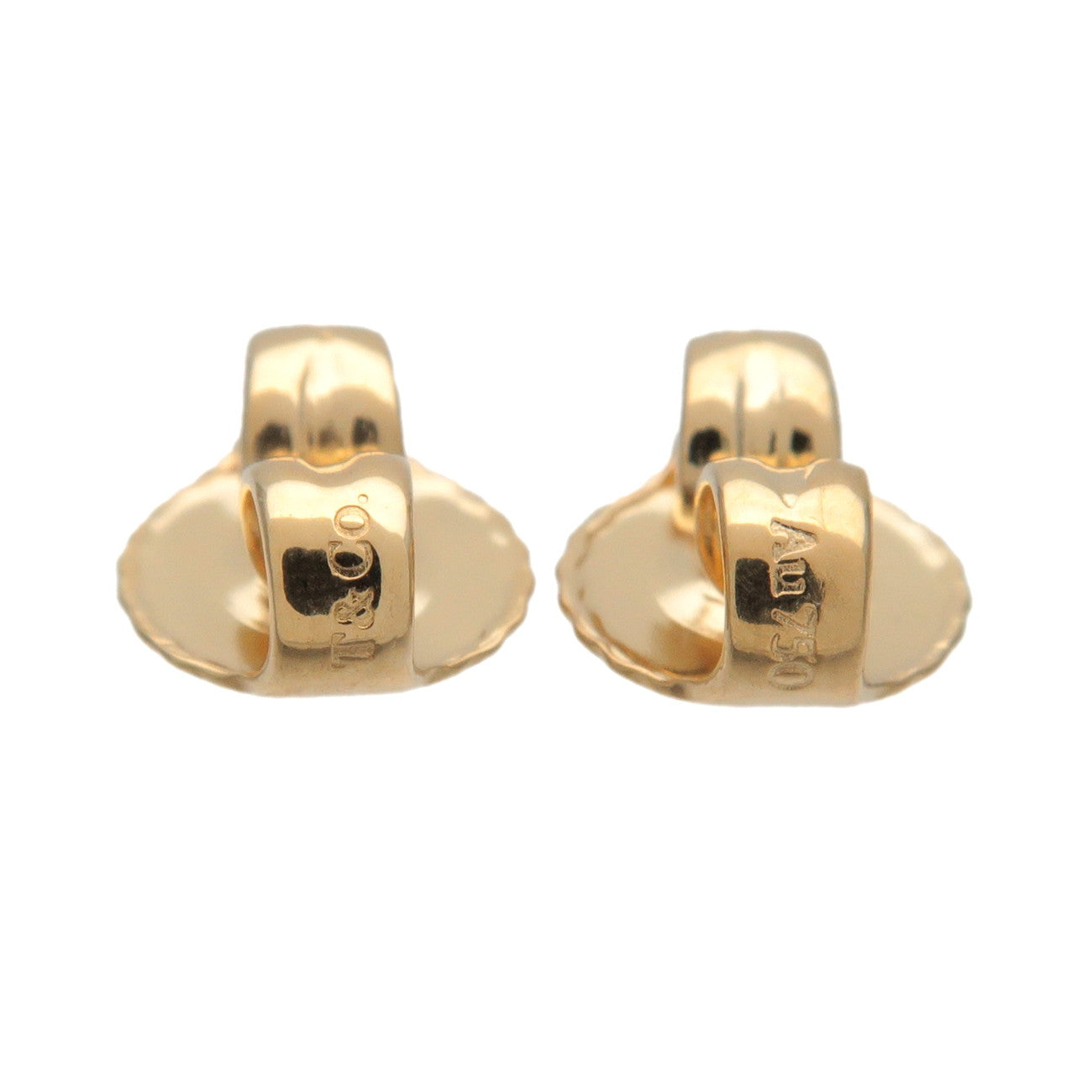 Tiffany&Co. Bean Earrings K18YG 750YG Yellow Gold Used