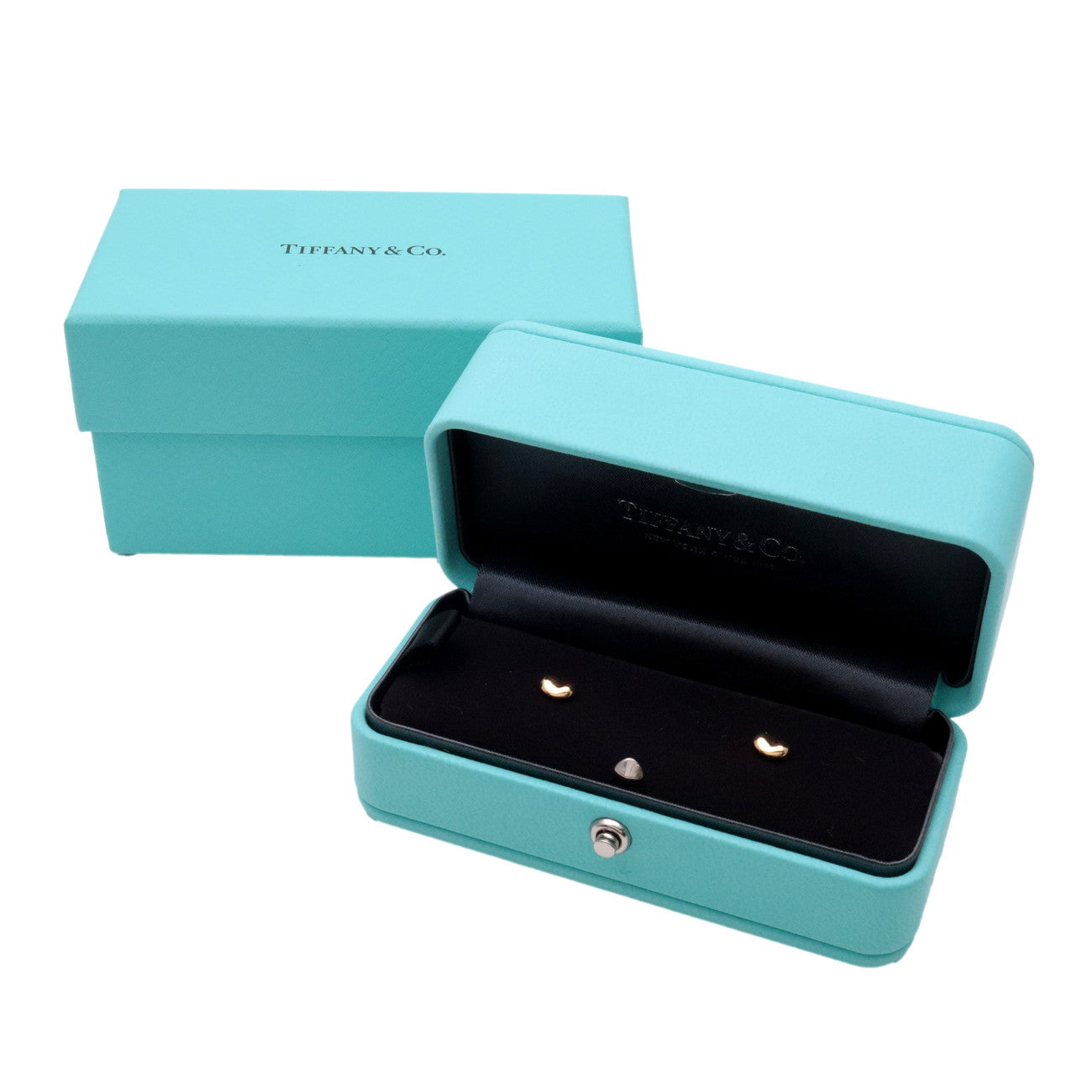 Tiffany&Co. Bean Earrings K18YG 750YG Yellow Gold Used