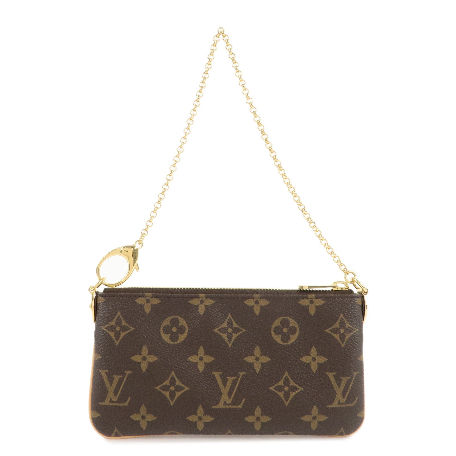 Louis Vuitton Monogram Pochette Milla MM Hand Bag M60094 Used