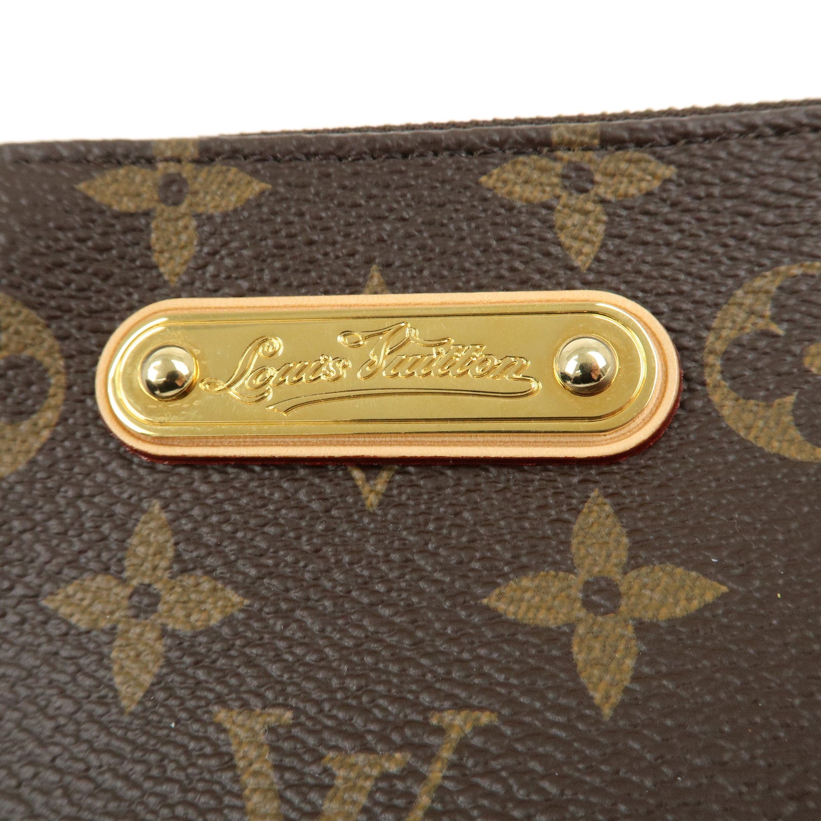 Louis Vuitton Monogram Pochette Milla MM Hand Bag M60094 Used