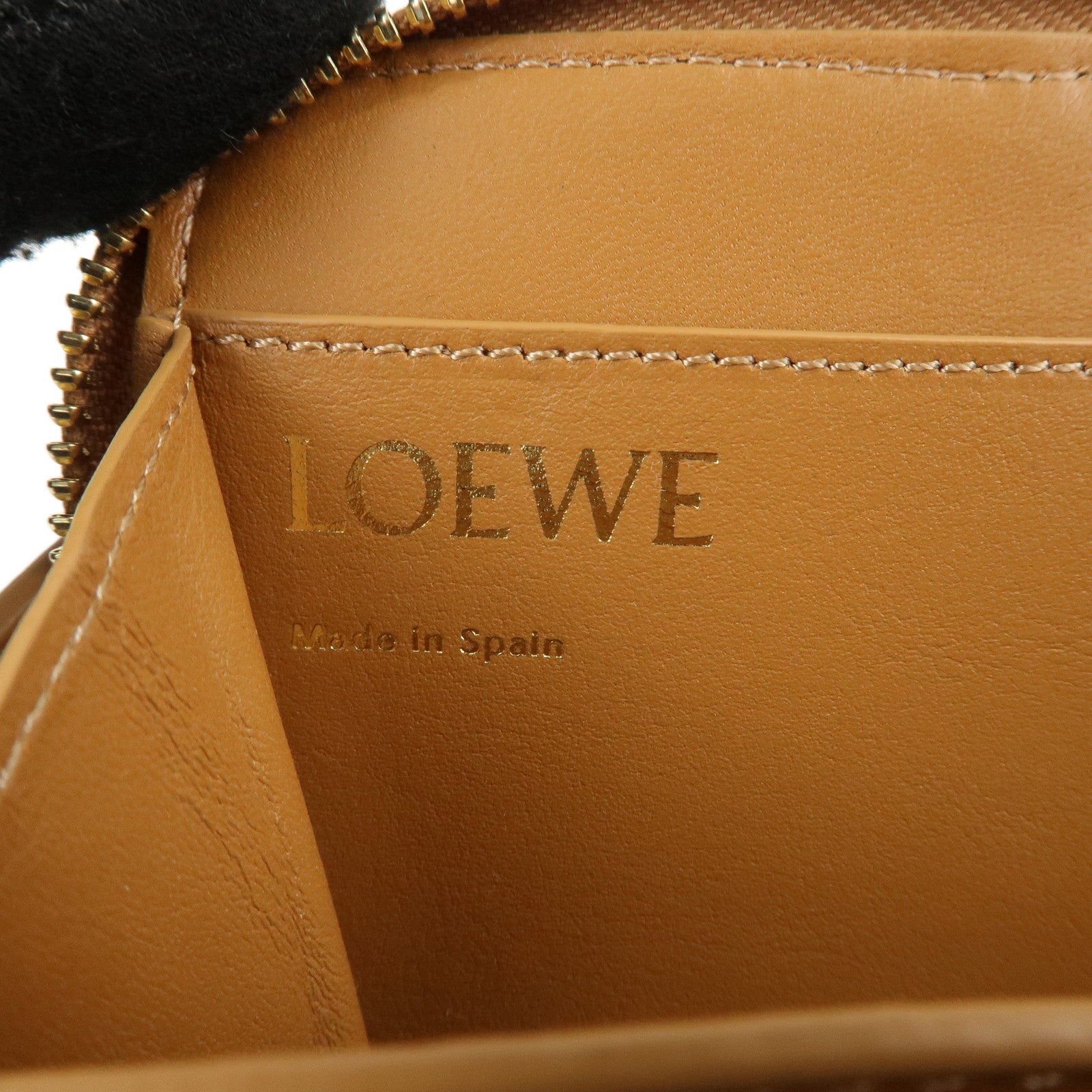 LOEWE Amazona Leather 2Way Shoulder Hand Bag Hand Bag Beige Used