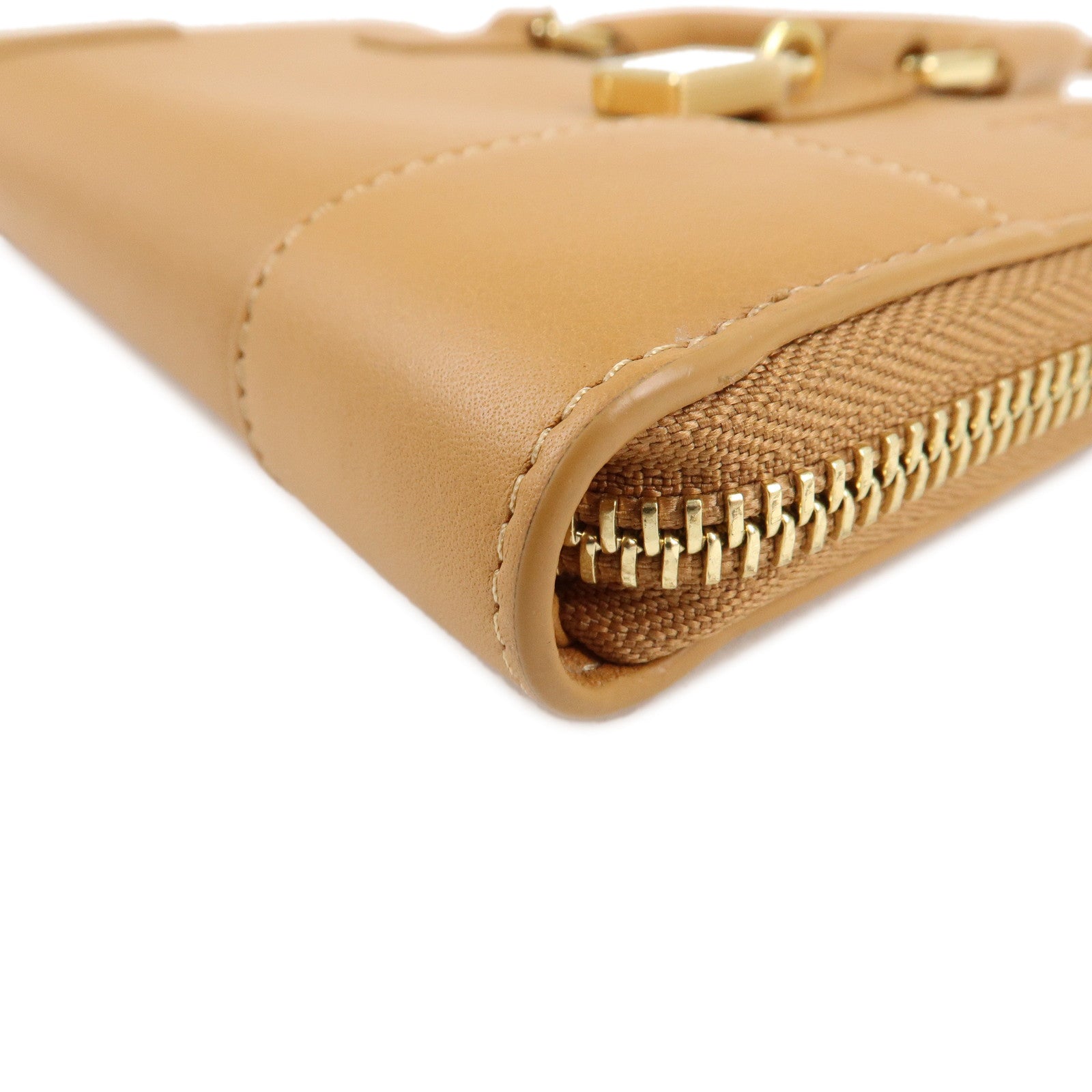 LOEWE Amazona Leather 2Way Shoulder Hand Bag Hand Bag Beige Used