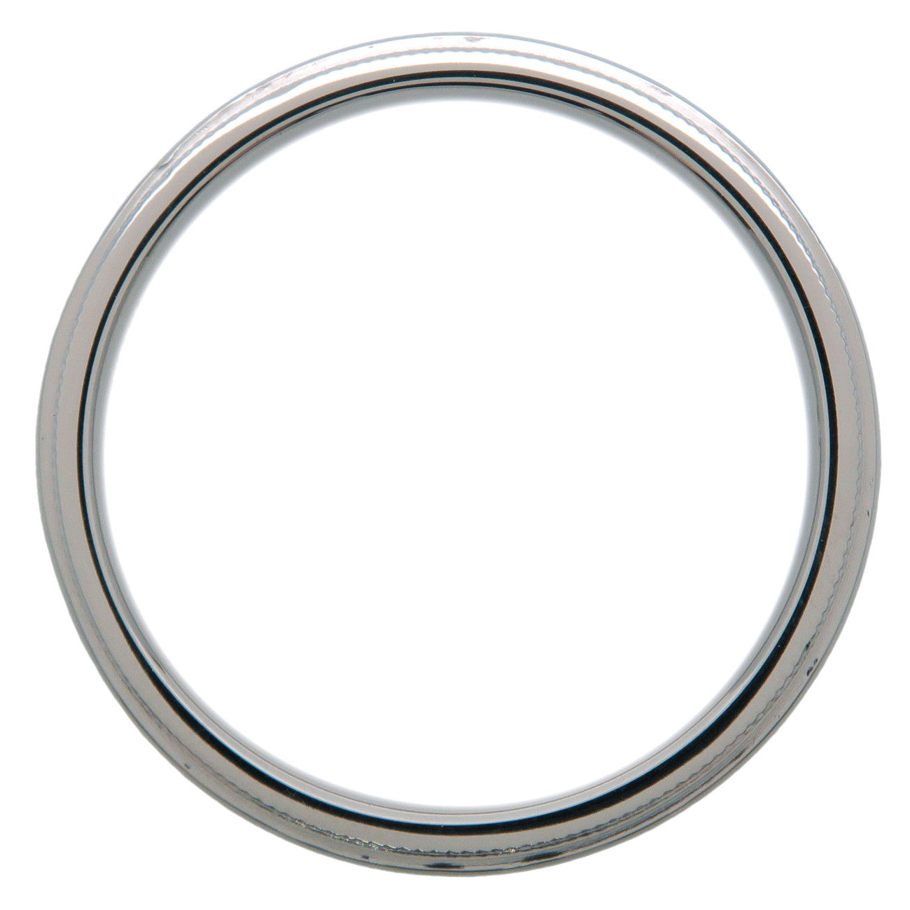 Tiffany&Co. Milgrain Band Ring 3.0mm PT950 Platinum US9 EU59 Used