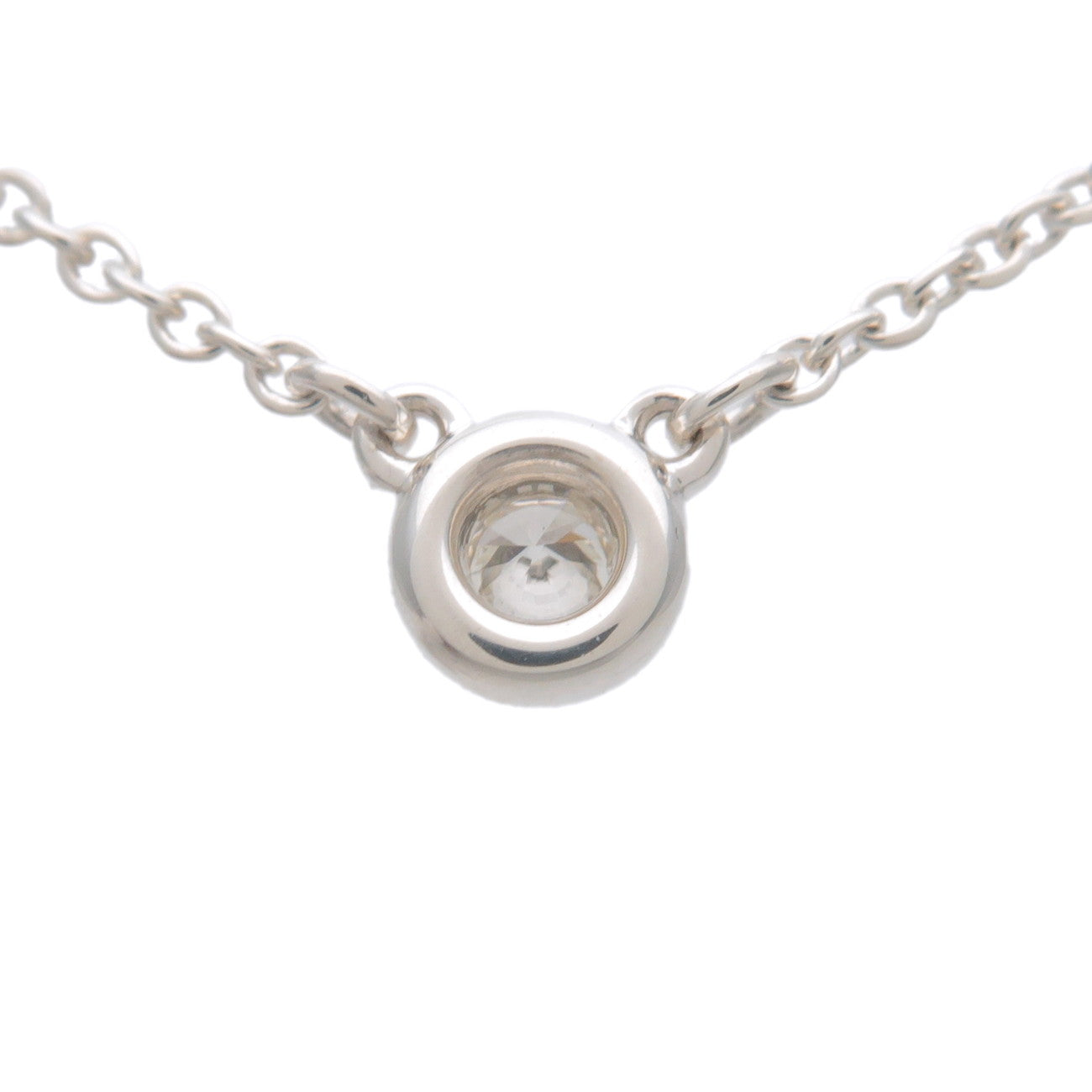 Tiffany&Co. Elsa Peretti By the Yard 1P Diamond Necklace 0.05ct Used