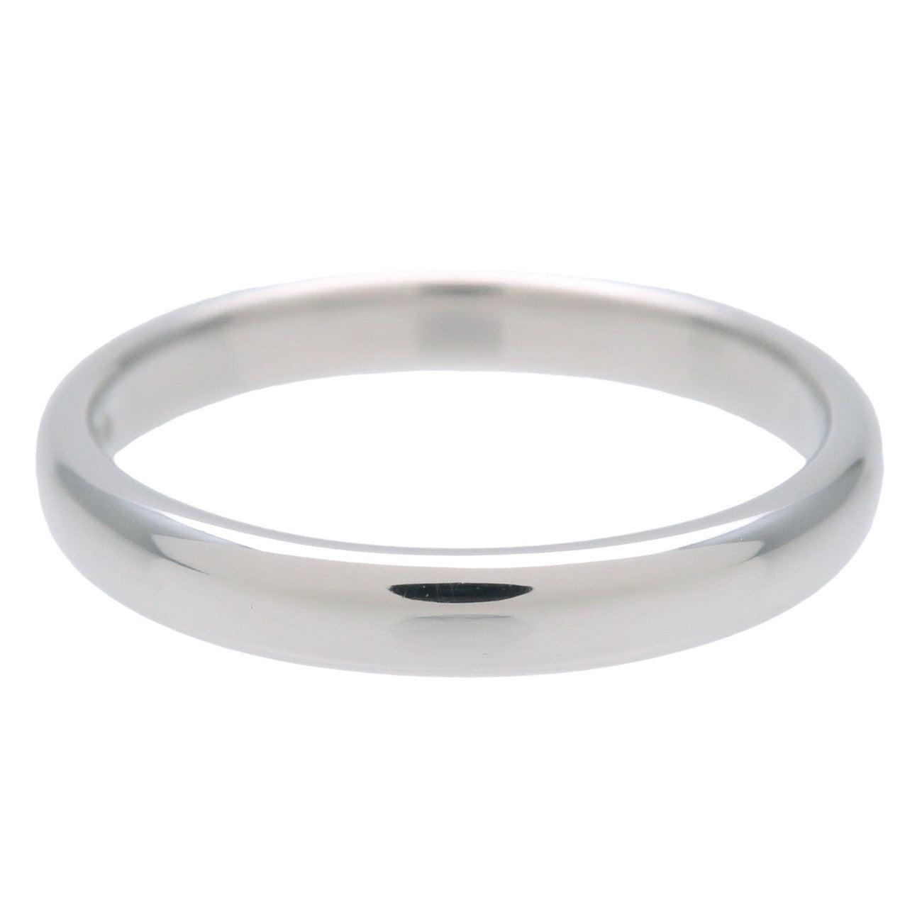 Tiffany&Co. Classic Band Ring PT950 US7.0-7.5 Platinum Used