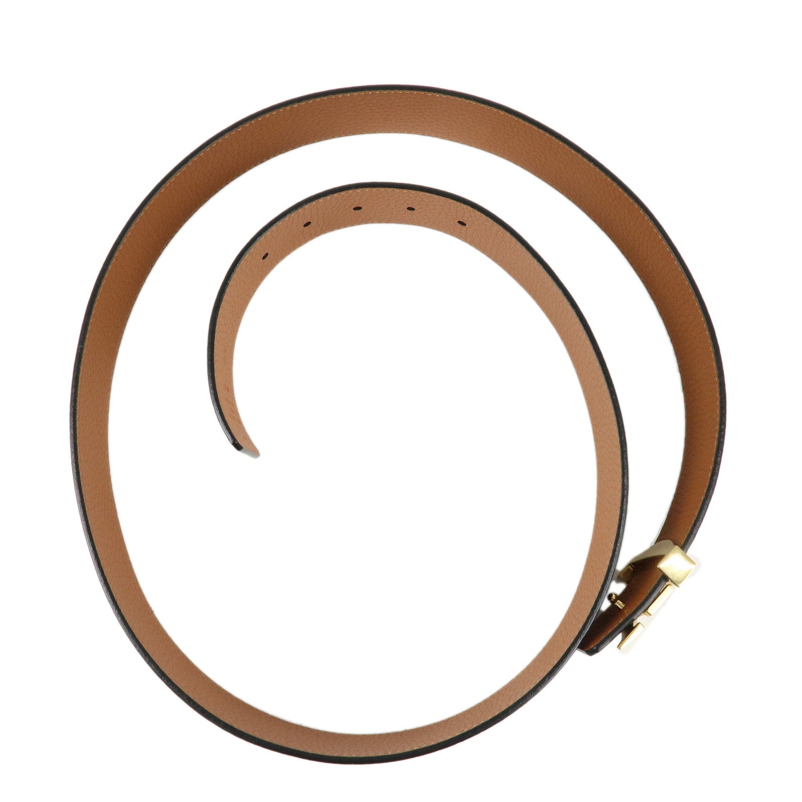 Louis Vuitton Santure LV Initial Belt 110/40 Black Gold HDW M9151 Used