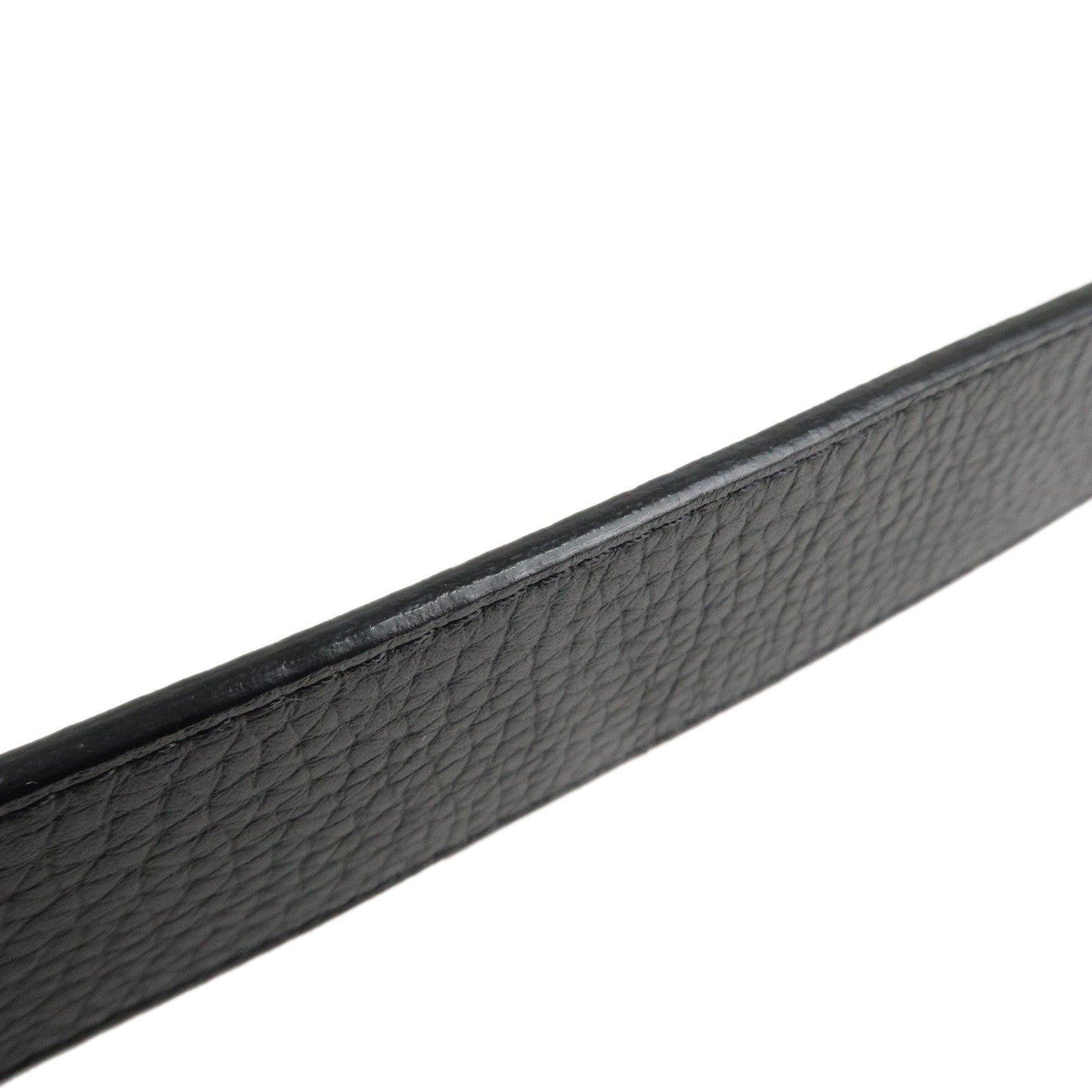 Louis Vuitton Santure LV Initial Belt 110/40 Black Gold HDW M9151 Used
