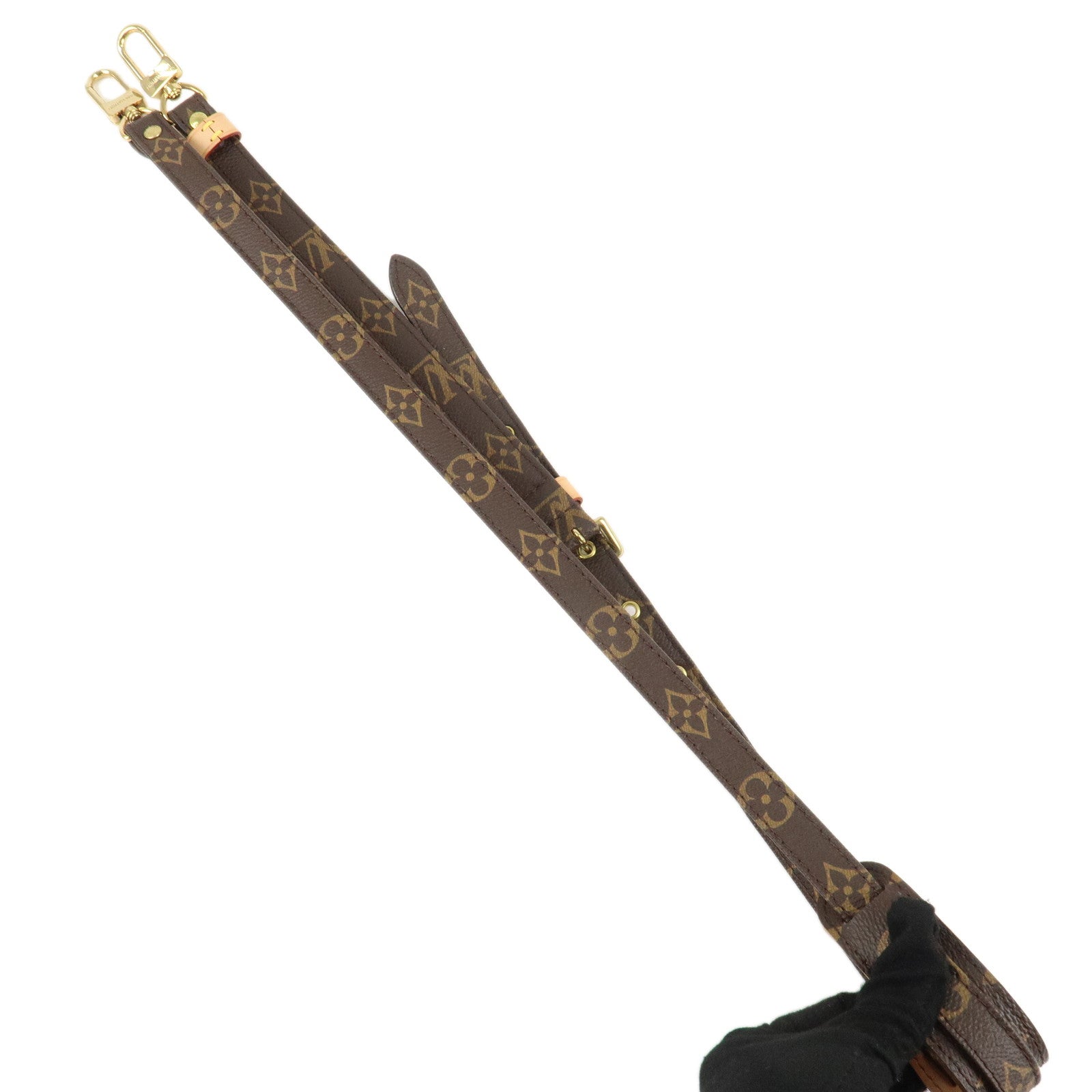 Louis Vuitton Monogram Canvas Shoulder Strap Adjustable J52315 Used