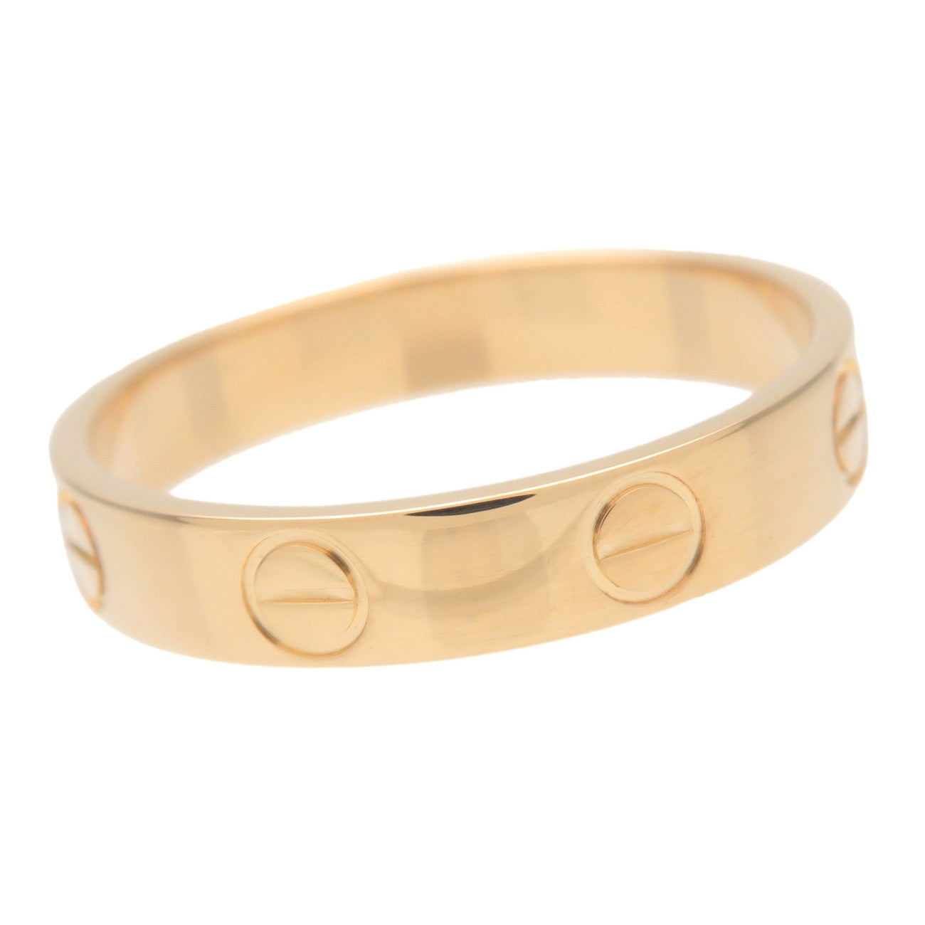 Cartier Mini Love Ring K18YG 750YG Yellow Gold #53 US6.5 EU53 Used