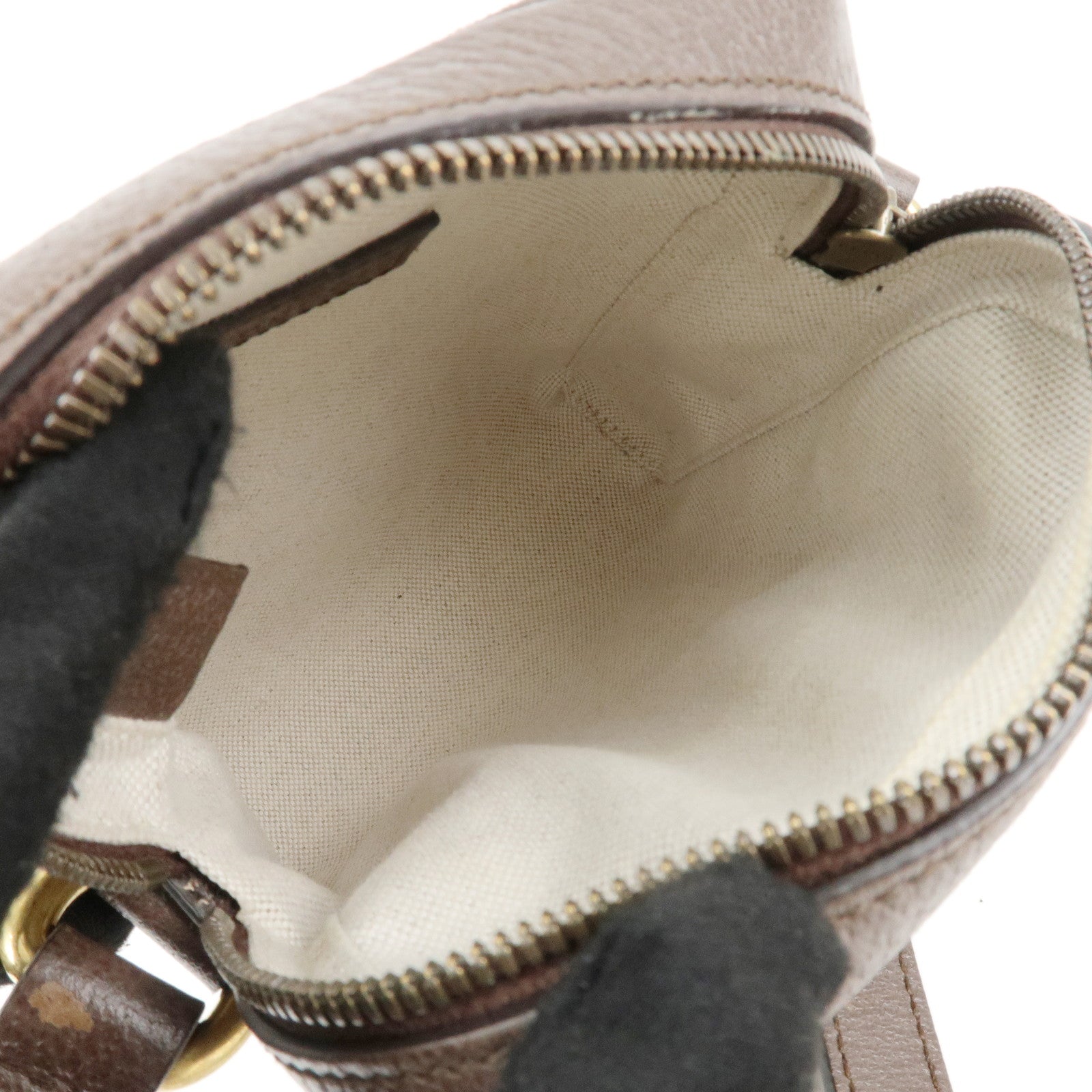 GUCCI Gucci Ophidia Sherry GG Supreme Leather Shoulder Bag 598127 Used