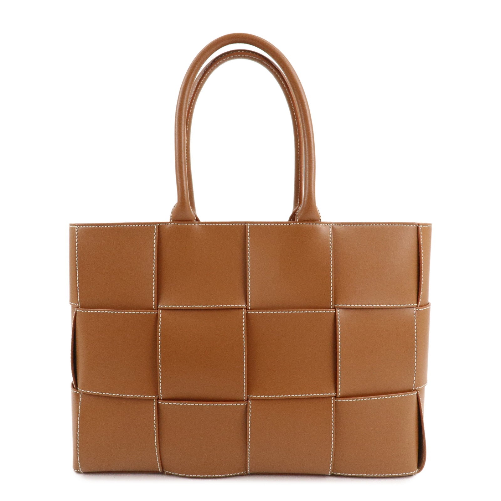 BOTTEGA VENETA Maxi Intrecciato Leather Medium Arco Tote 756682 Used
