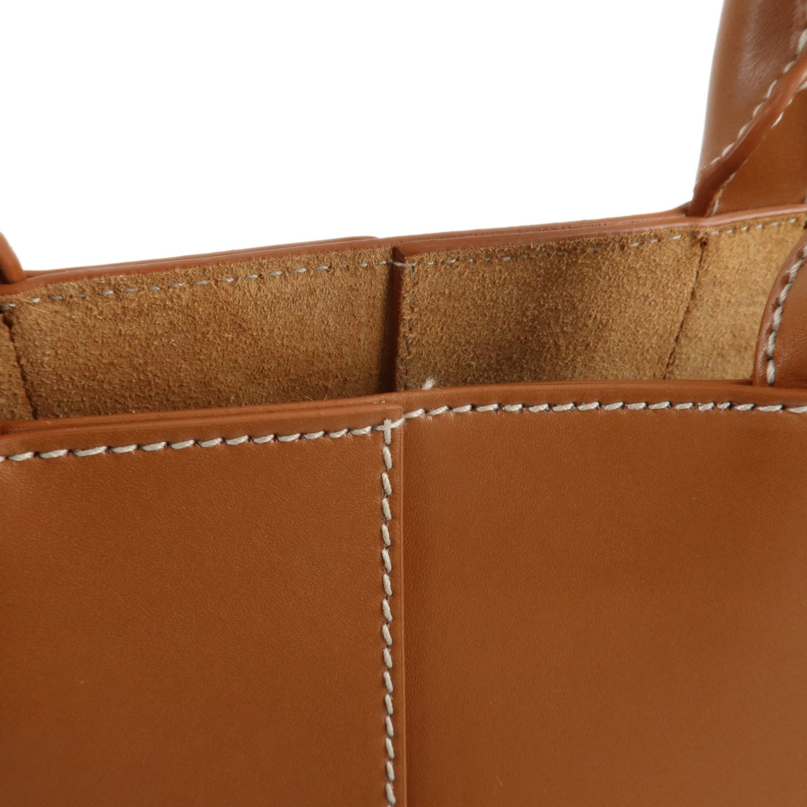 BOTTEGA VENETA Maxi Intrecciato Leather Medium Arco Tote 756682 Used