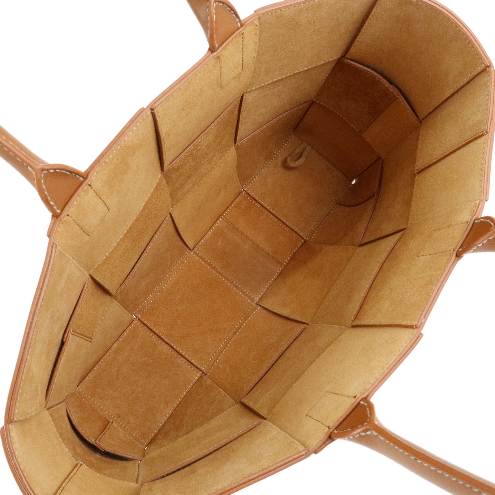 BOTTEGA VENETA Maxi Intrecciato Leather Medium Arco Tote 756682 Used