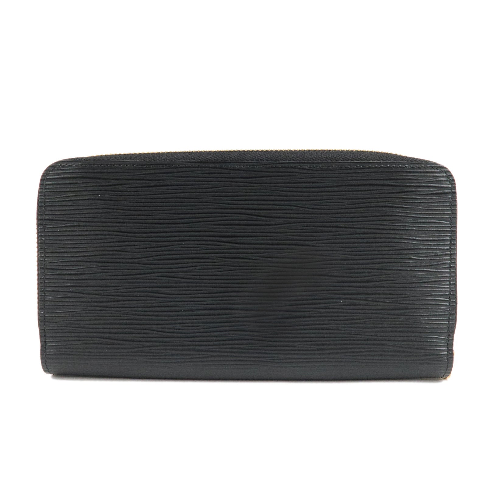 Louis Vuitton Epi Leather Zippy Around Wallet Noir Black M61857 Used