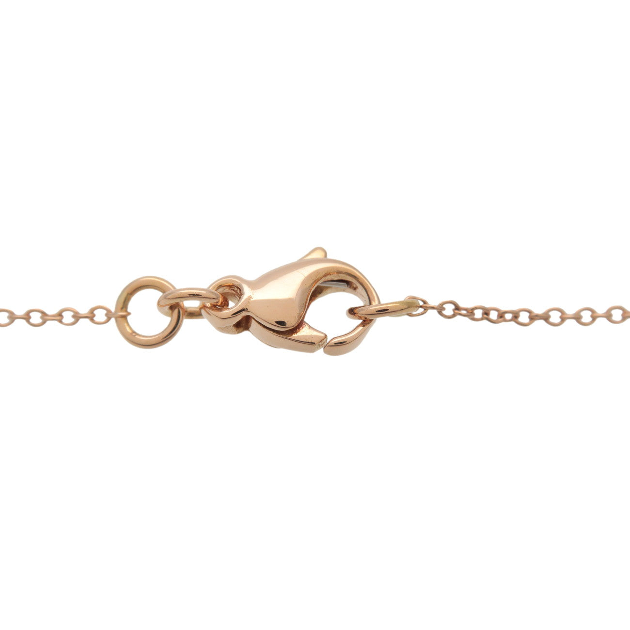 Tiffany&Co. Cross Necklace K18PG 750PG Rose Gold Used