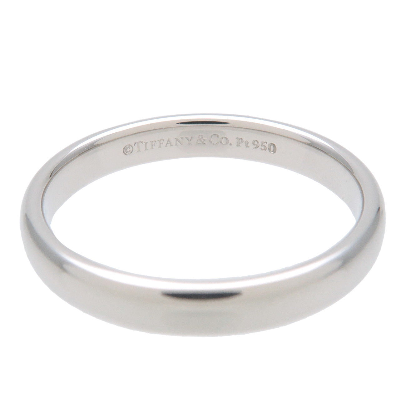 Tiffany&Co. Crush Band Ring PT950 Platinum US7 EU53.5 HK15 Used