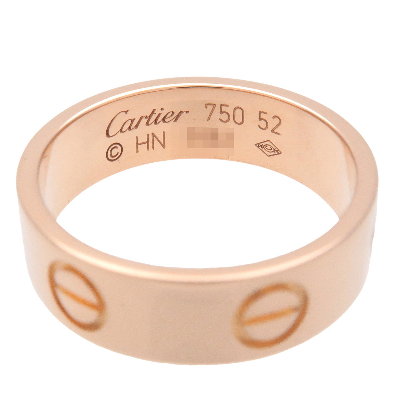 Cartier Love Ring K18 750PG Pink Gold #52 US6-6.5 EU 52 Used