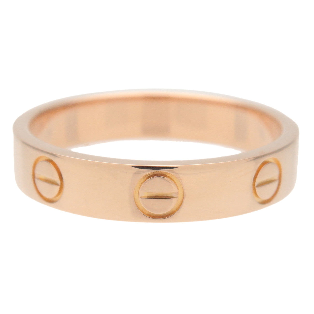 Cartier Mini Love Ring K18PG 750PG Rose Gold #51 US5-6 EU51 Used