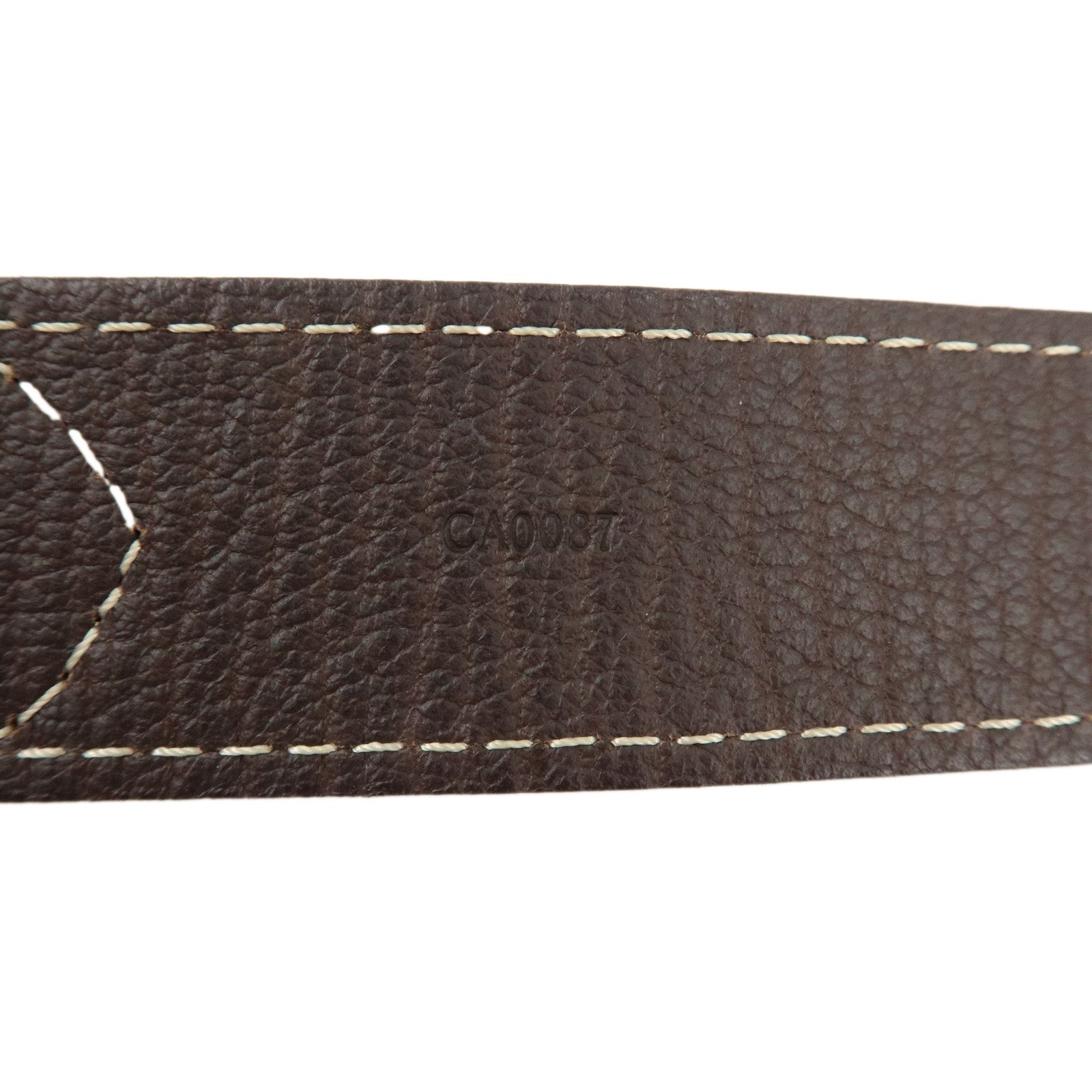 Louis Vuitton Monogram Mini Lin Santule Ebene Belt M6985U Used