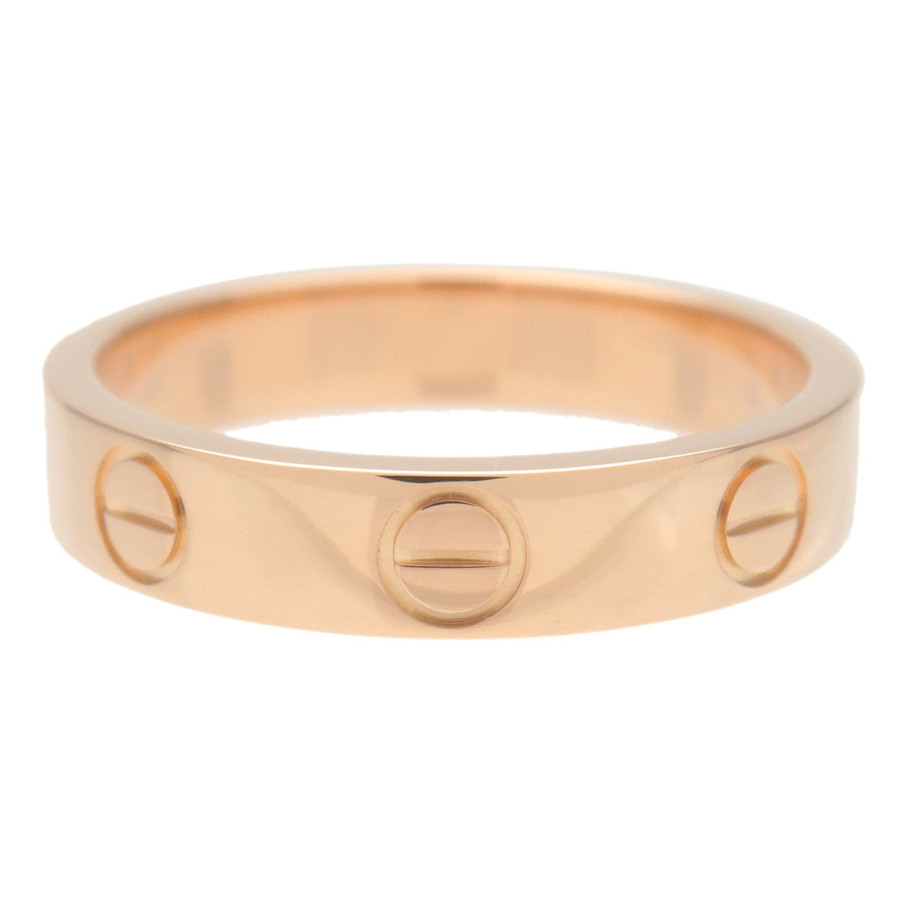 Cartier Cartier Mini Love Ring K18 750PG Rose Gold #49 US5 EU49 Used