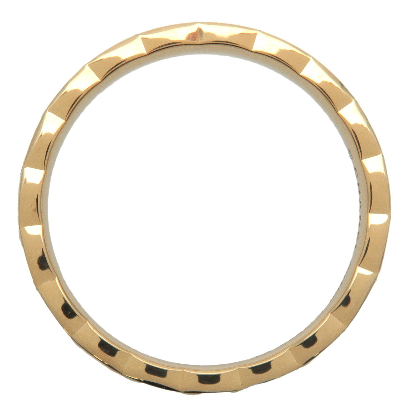 CHANEL COCO Crush Mini Ring K18 750YG Yellow Gold #54 US6.5-7 Used