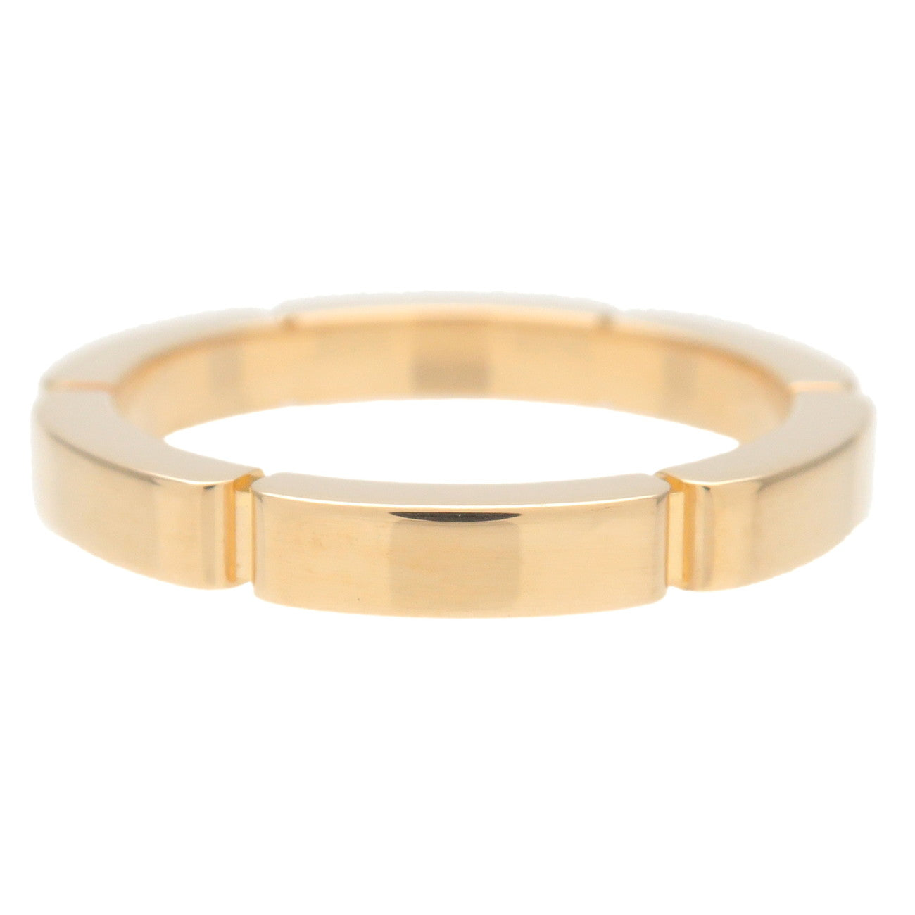 Cartier Maillon Panthere 4P Diamond Ring K18 Yellow Gold #49 US5 Used