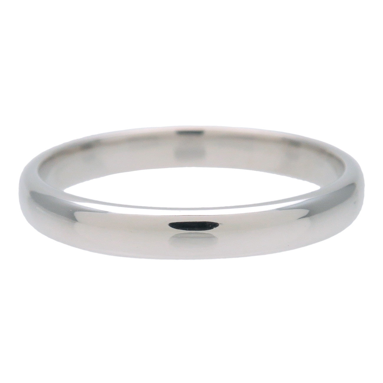 Tiffany&Co. Classic Band Ring PT950 Platinum US9 EU59 HK20 Used