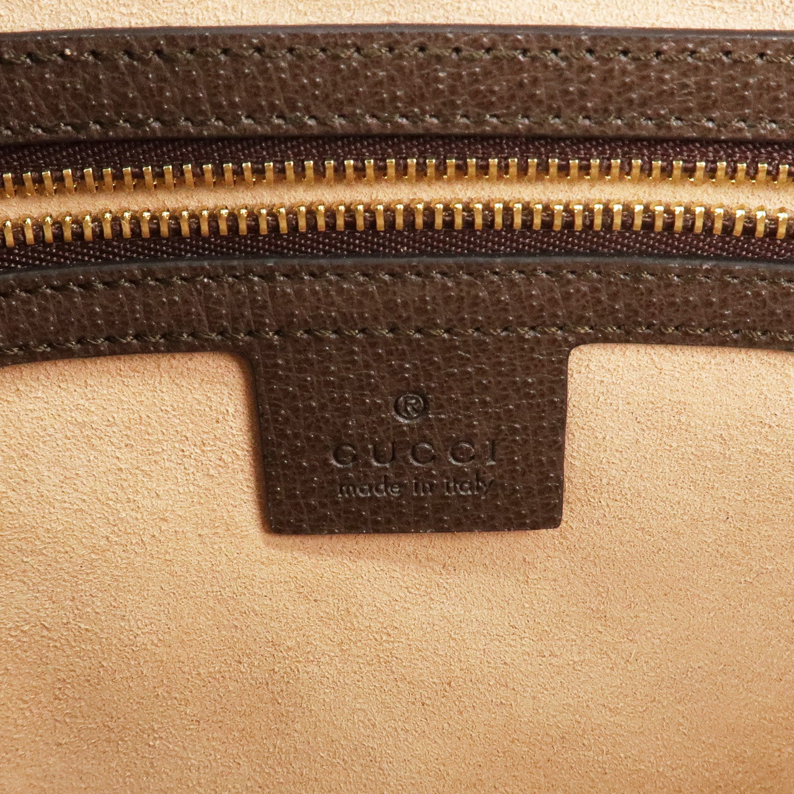 GUCCI Ophidia Sherry GG Supreme Leather 2Way Hand Bag 524532 Used