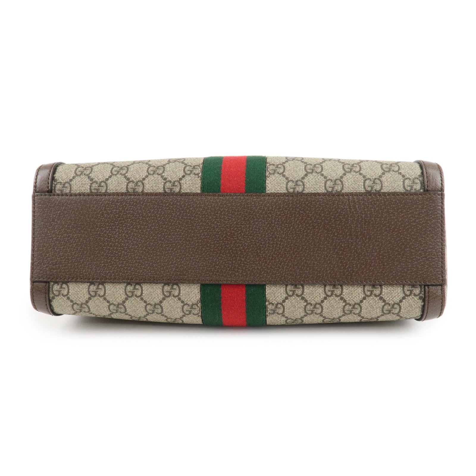 GUCCI Ophidia Sherry GG Supreme Leather 2Way Hand Bag 524532 Used