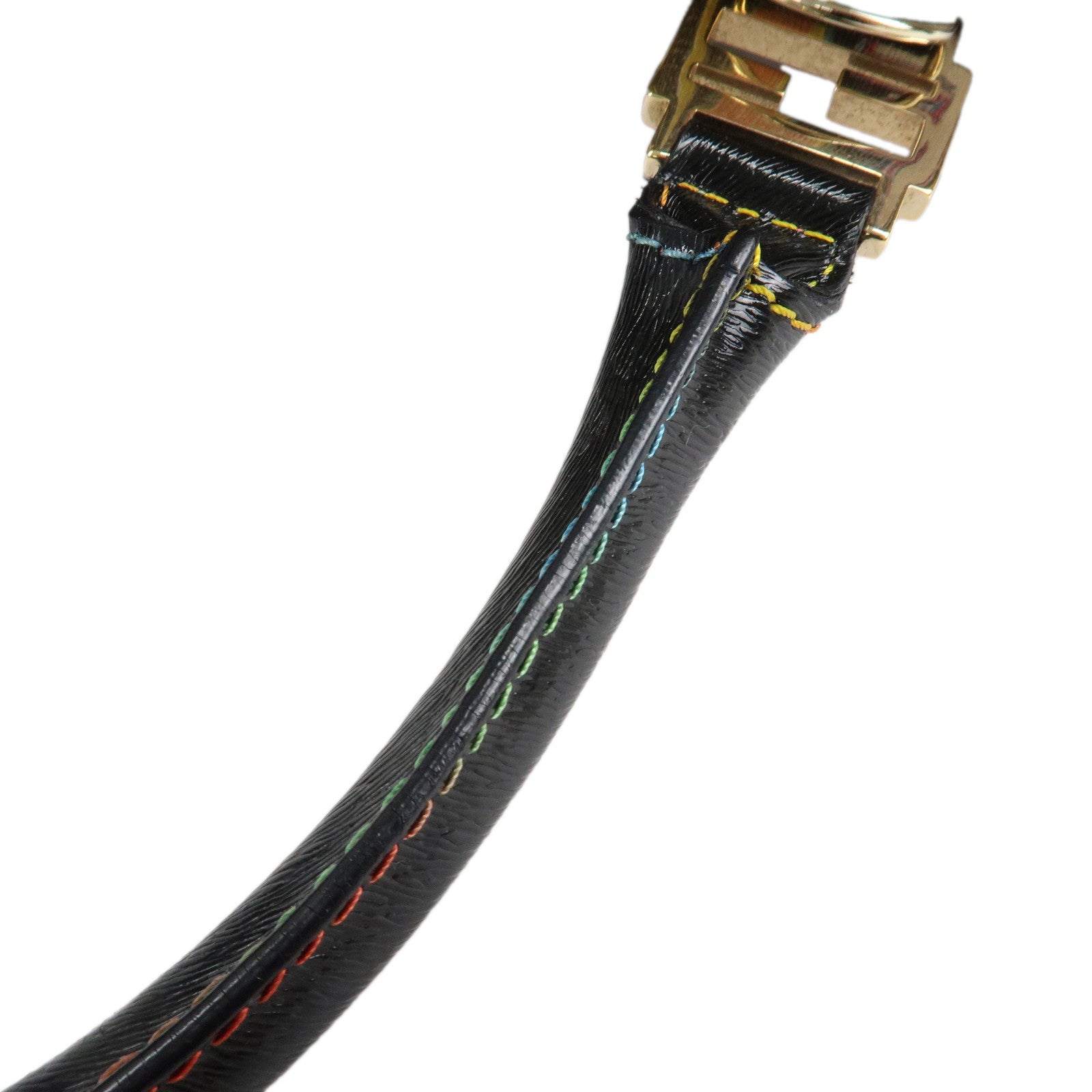 FENDI Zucca Canvas Leather Mini Boston Bag Multicolor 8BL068/BBP Used