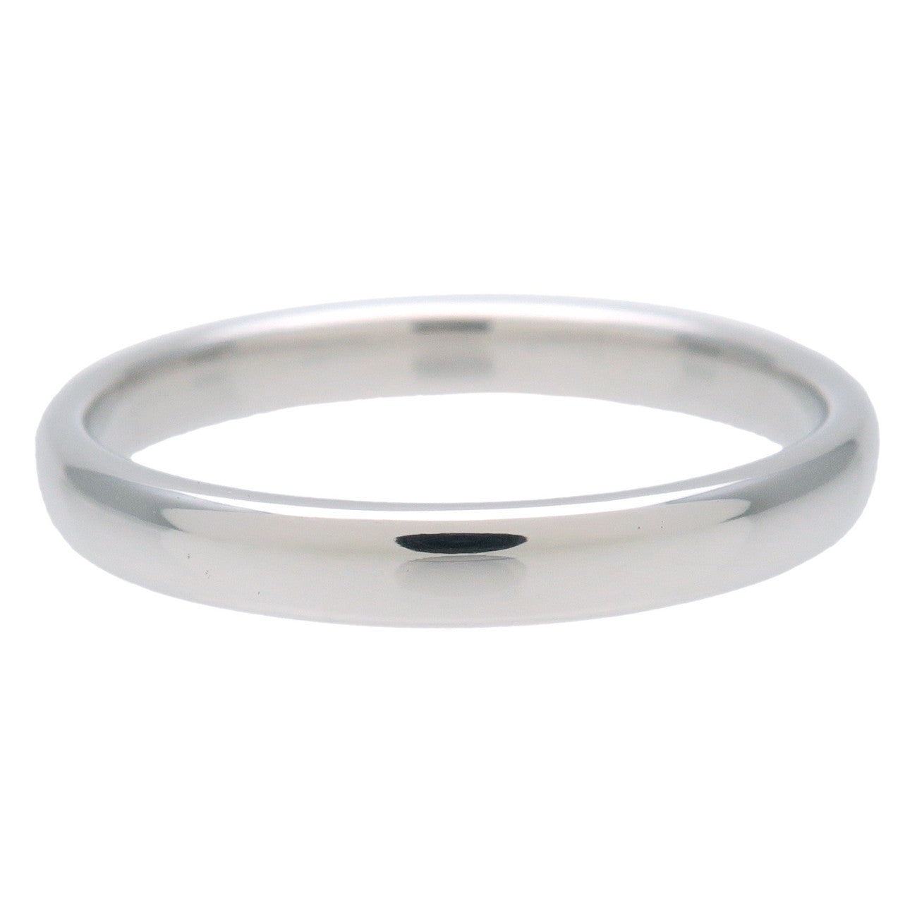 Tiffany&Co. Classic Band Ring PT950 Platinum US8-8.5 EU57.5 Used