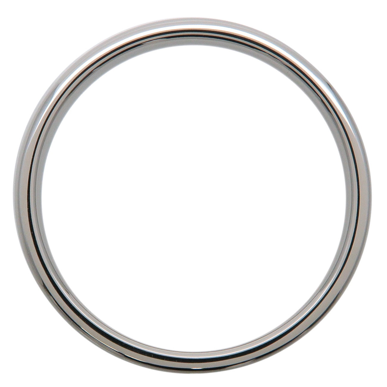 Tiffany&Co. Classic Band Ring PT950 Platinum US8-8.5 EU57.5 Used
