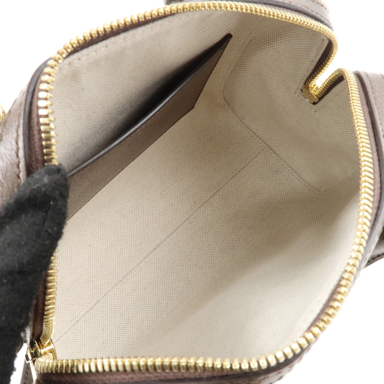 GUCCI Ophidia Sherry GG Supreme Leather 2Way Boston Bag 772053 Used