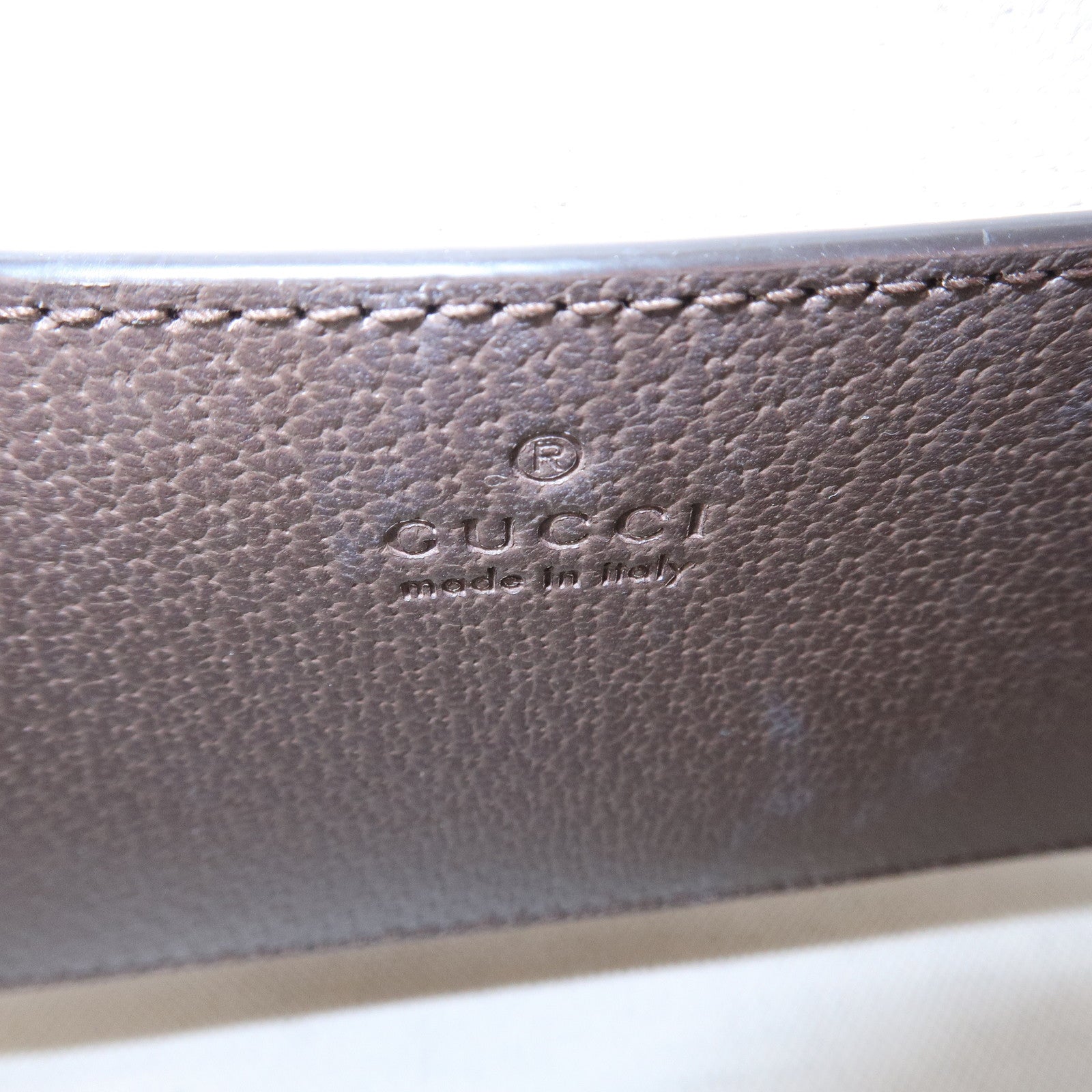 GUCCI Ophidia Sherry GG Supreme Leather 2Way Boston Bag 772053 Used