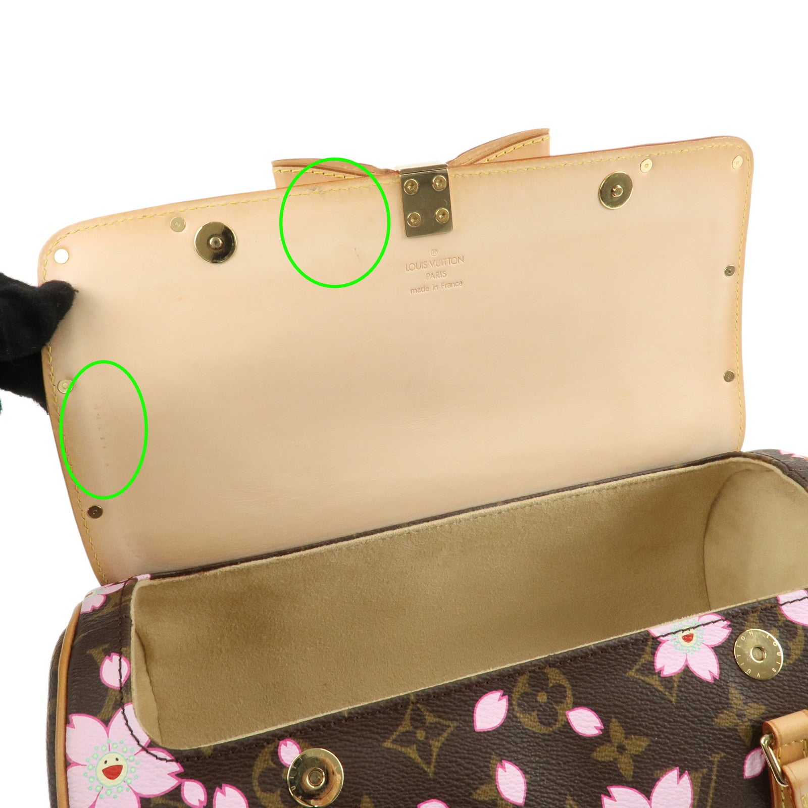 Louis Vuitton Monogram Cherry Blossom Papillon Hand Bag M92009 Used