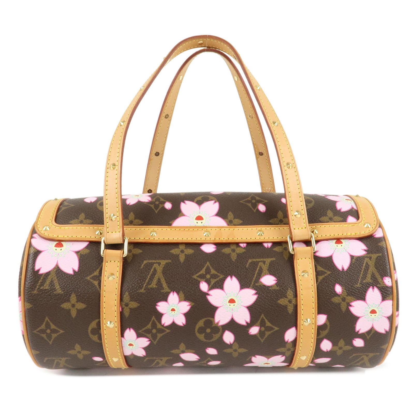 Louis Vuitton Monogram Cherry Blossom Papillon Hand Bag M92009 Used