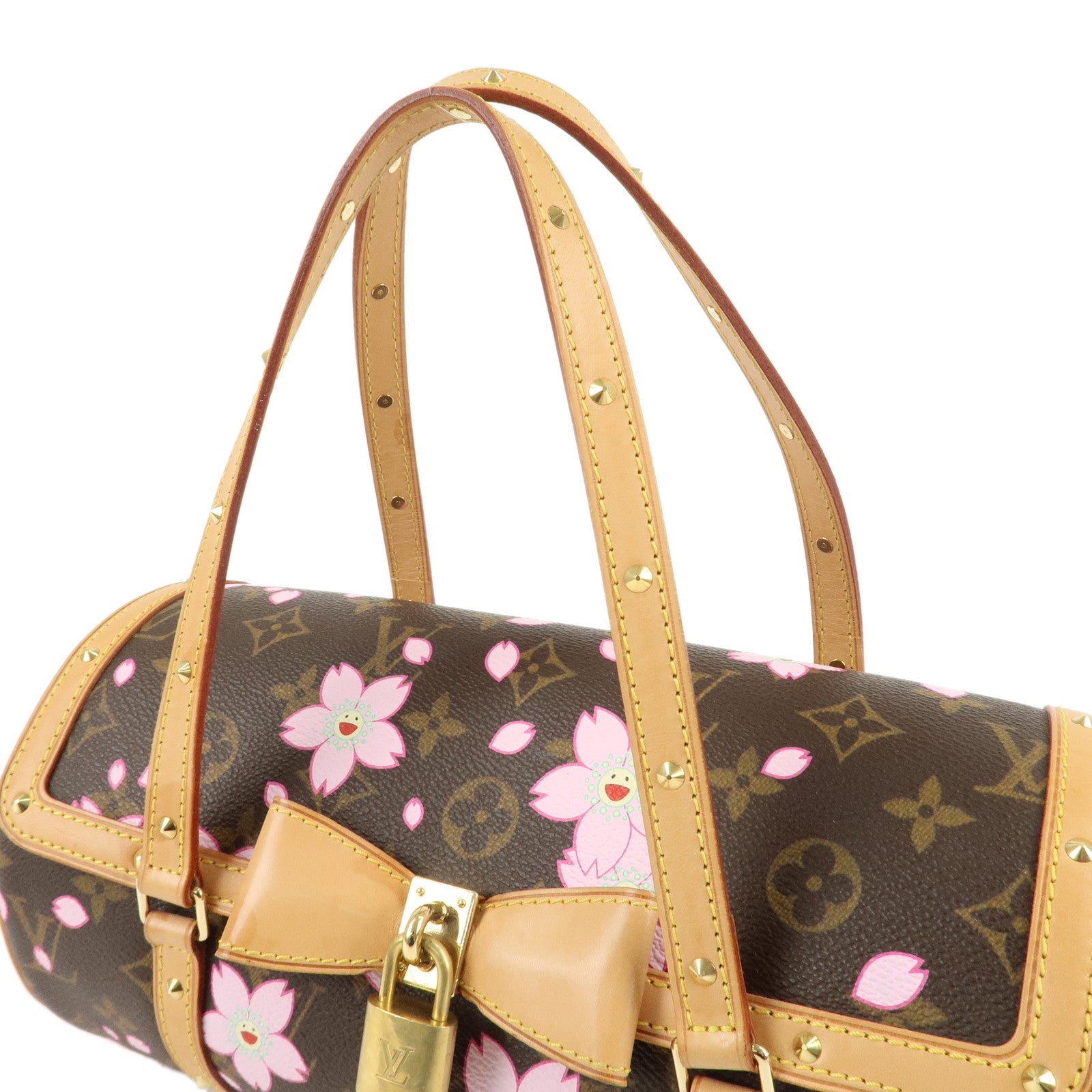 Louis Vuitton Monogram Cherry Blossom Papillon Hand Bag M92009 Used