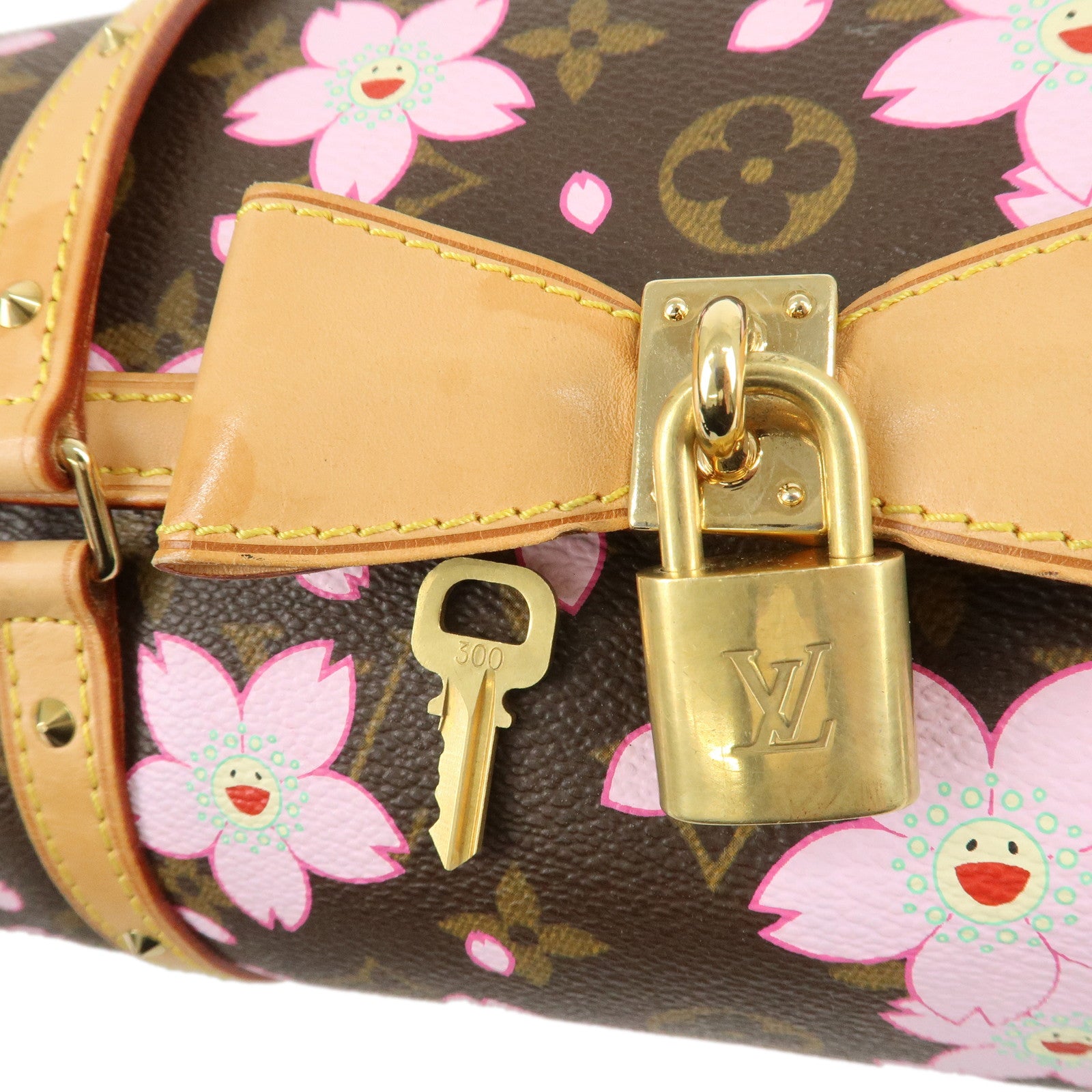 Louis Vuitton Monogram Cherry Blossom Papillon Hand Bag M92009 Used
