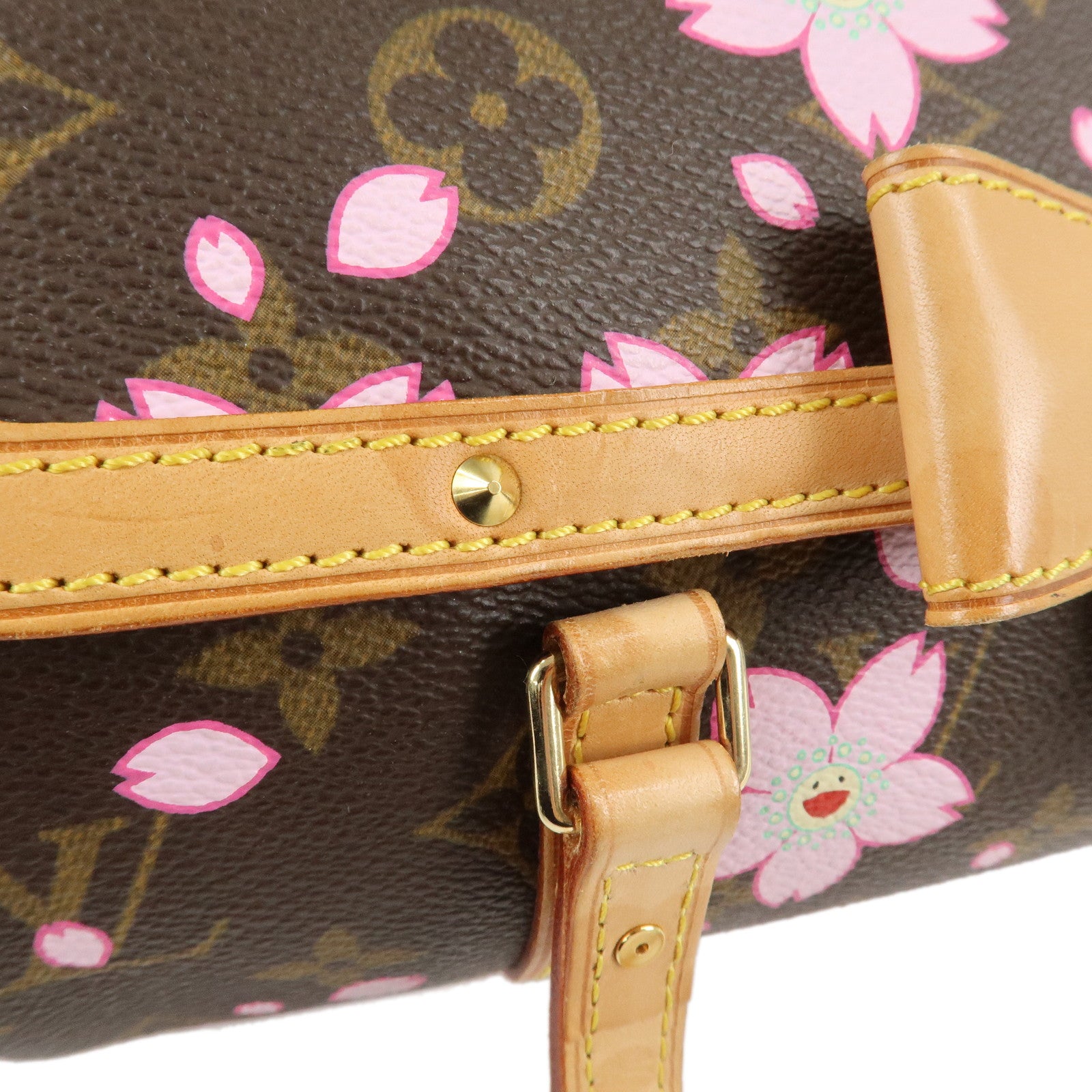 Louis Vuitton Monogram Cherry Blossom Papillon Hand Bag M92009 Used