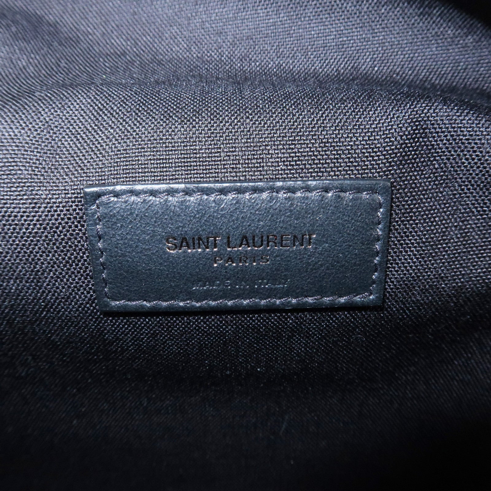 Saint Laurent Paris Cotton Nylon NUXX Body Bag Leopard 581375 Used
