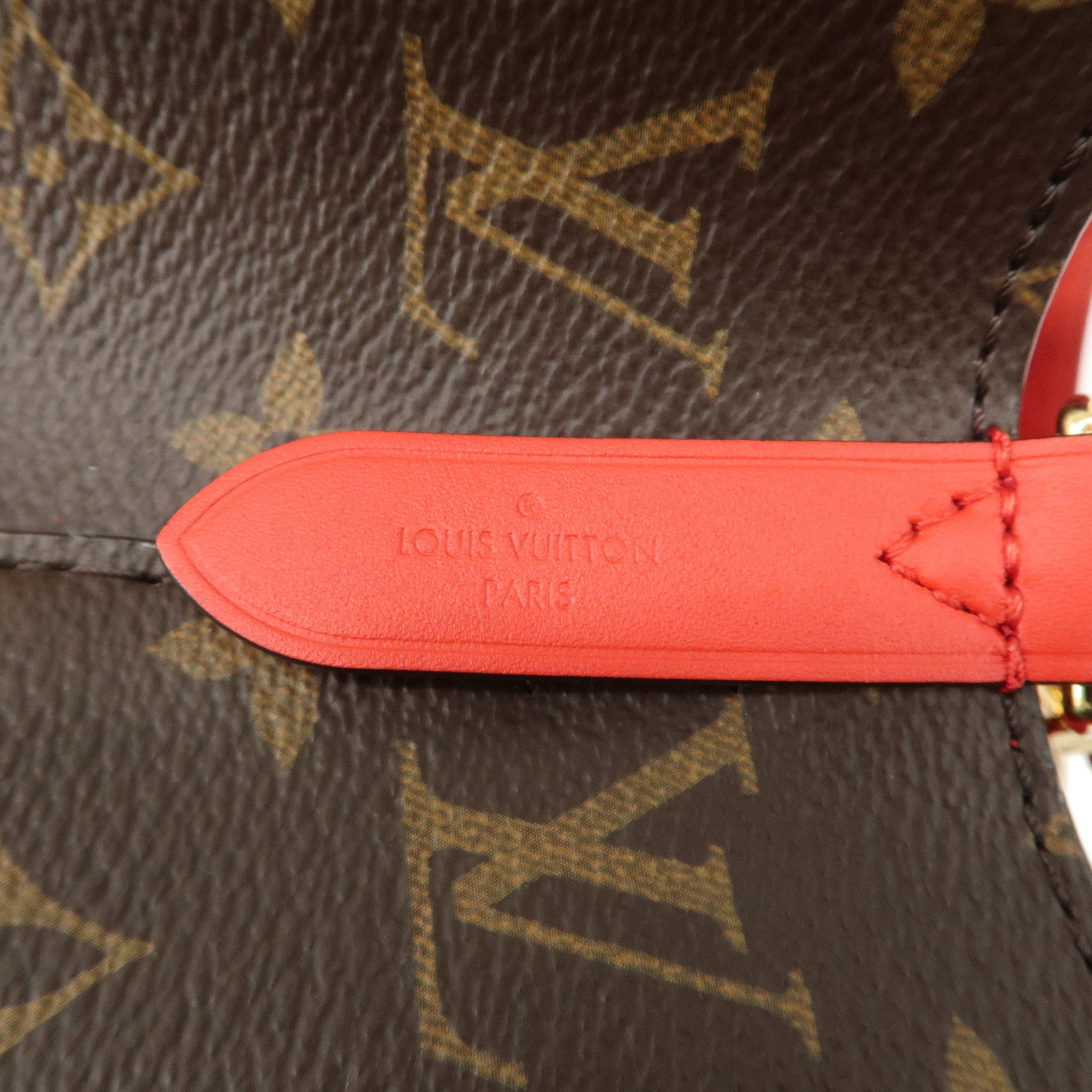 Louis Vuitton Monogram Neo Noe Shoulder Bag Coquelicot M44021 Used