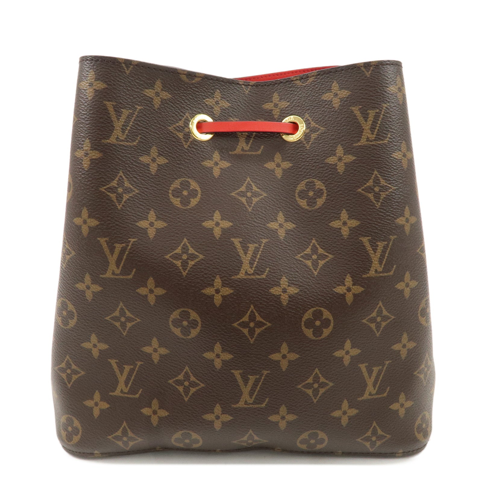 Louis Vuitton Monogram Neo Noe Shoulder Bag Coquelicot M44021 Used