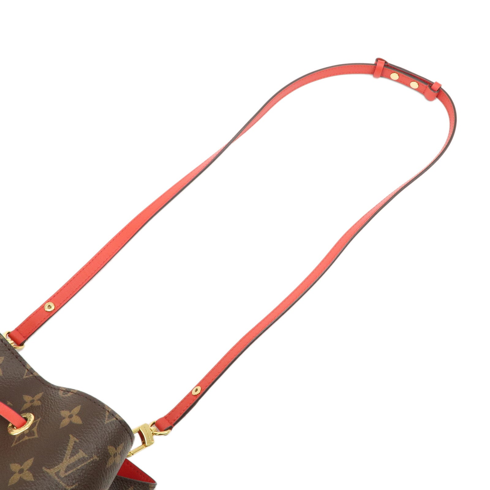 Louis Vuitton Monogram Neo Noe Shoulder Bag Coquelicot M44021 Used