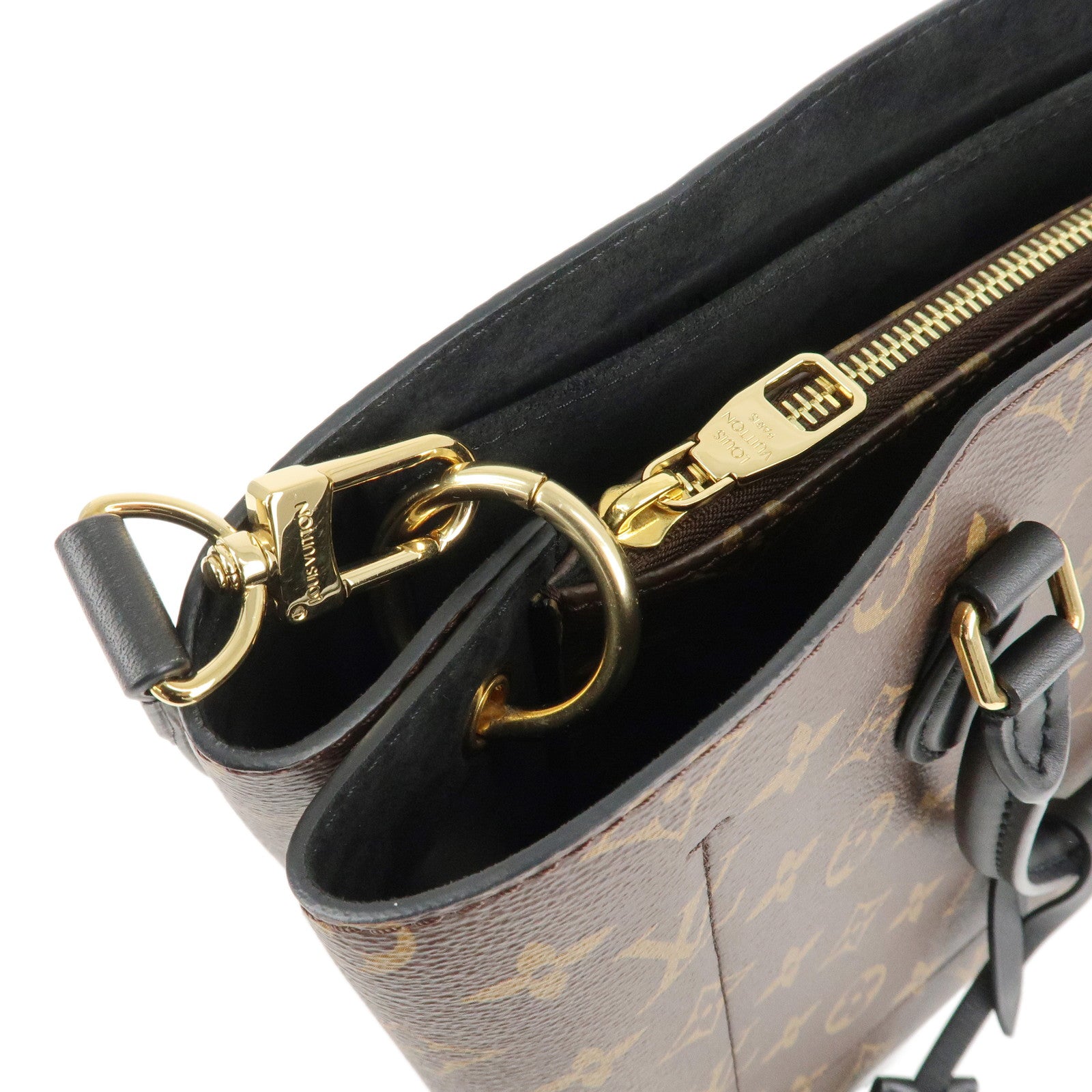 Louis Vuitton Monogram 2Way Bag Flower Tote Shoulder Bag M43550 Used