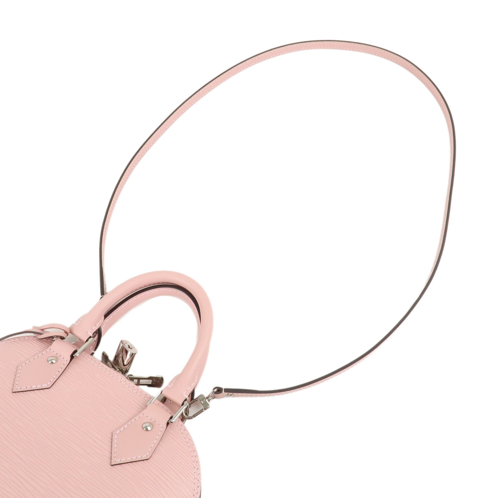 Louis Vuitton Epi Alma BB 2Way Hand Bag Rose Ballerine M41327 Used