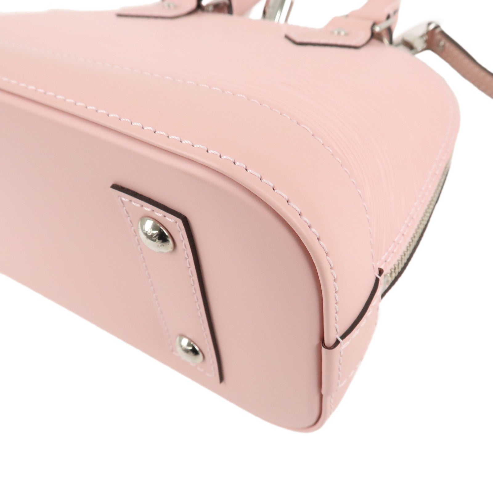 Louis Vuitton Epi Alma BB 2Way Hand Bag Rose Ballerine M41327 Used